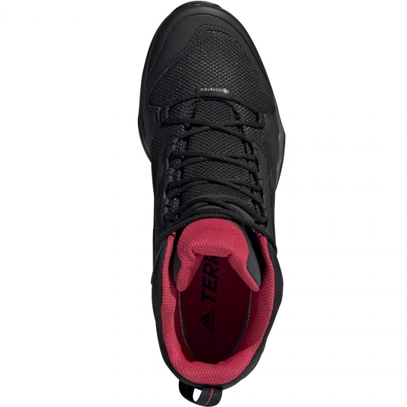 Adidas Terrex AX3 Mid GTX W trekking fekete cipő