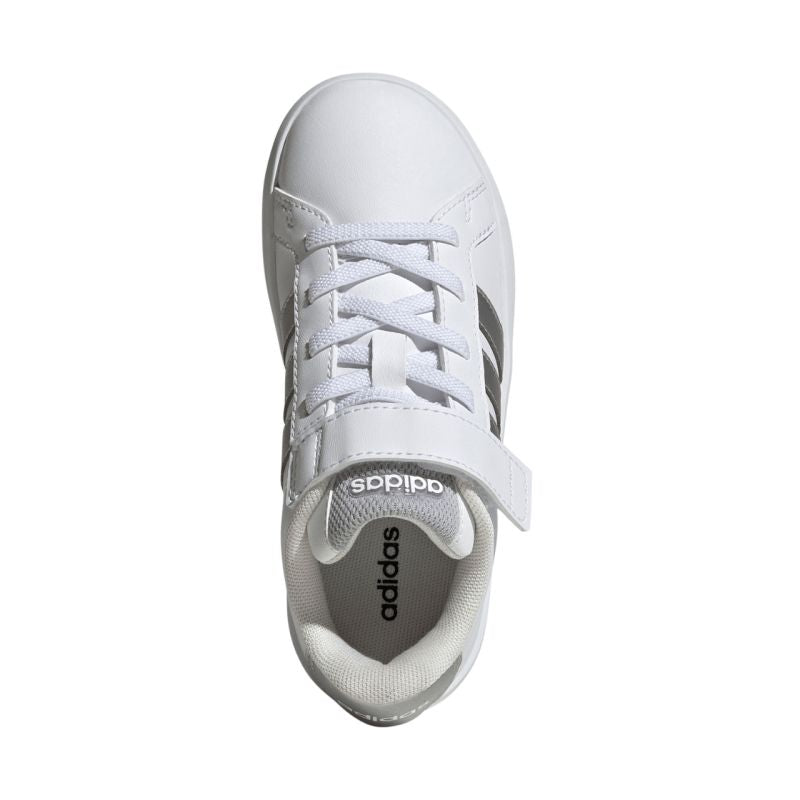 Adidas Grand Court 3.0 Kids' White and ezüst cipő