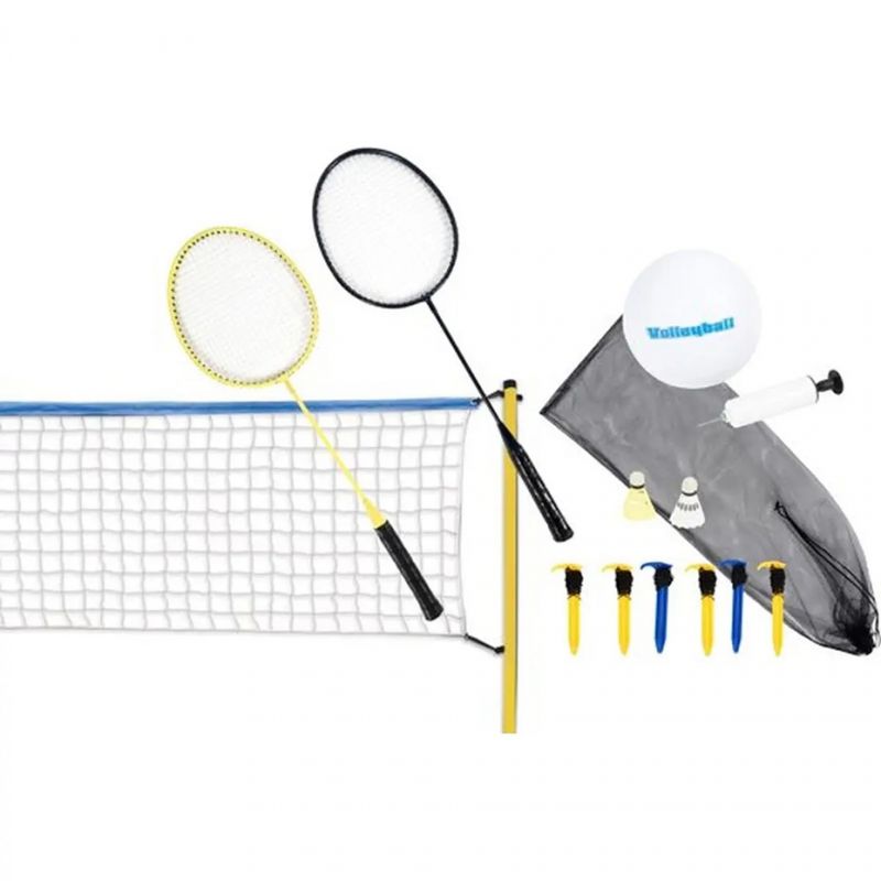 Inny Scatch 143880 5-in-1 Volleyball and Badminton Set Készlet színes