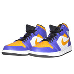 AIR Jordan 1 MID Sneakers Los Angeles Lakers LA - tornacipő