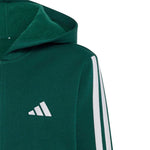 Adidas Essentials Full-Zip Kids' Sweatshirt zöld pulóver KT3373