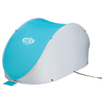NILS CAMP NC3174 self-pitching beach tent, turquoise-gray szürke hátizsák