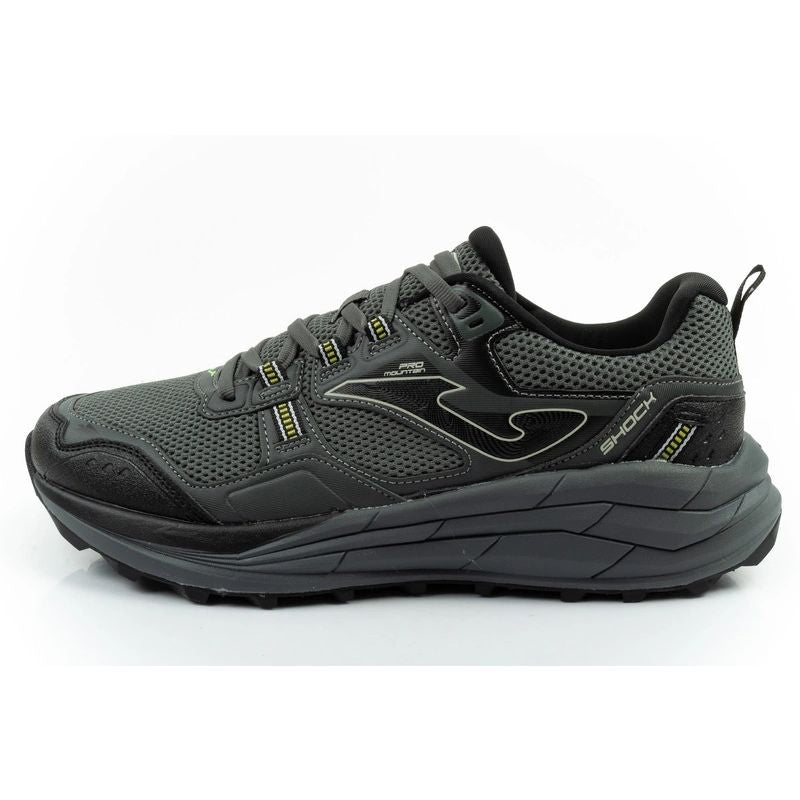 Joma Shock men's trekking shoes, sporty, trail, durable, fekete futócipő