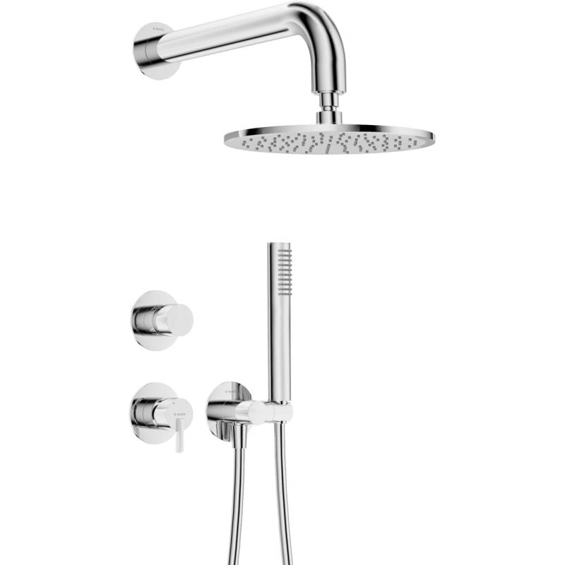 head Concealed shower set with shower home appliances