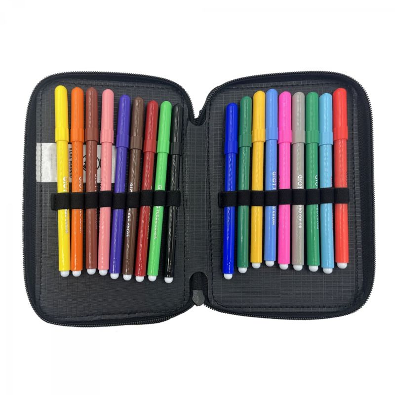 Real Madrid pencil case with equipment 44 pcs