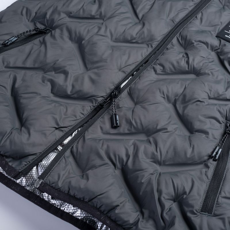 Elbrus Quilted Vest Huel Vest Primaloft W szürke vests