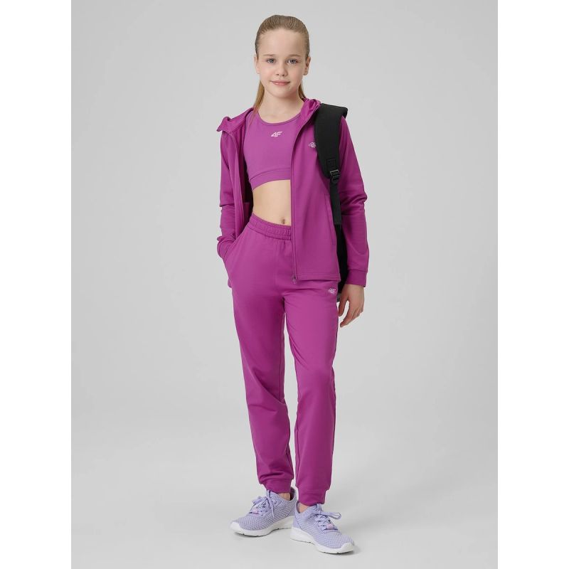 4F Girls' sports joggers 158/164 melegítőnadrág 4FJRSS26TFTRF1458-53S