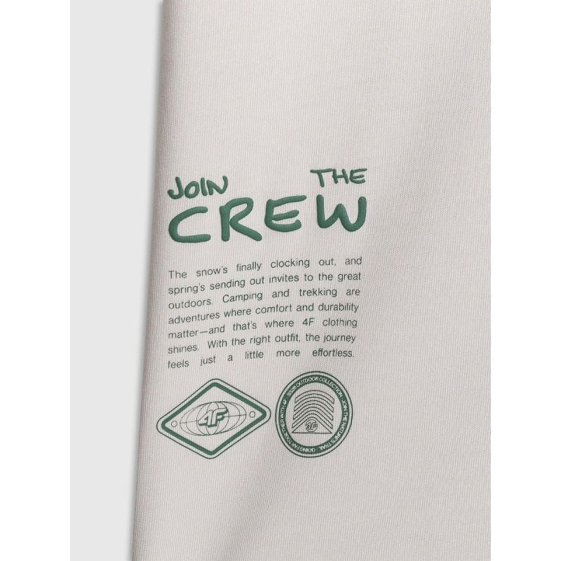 4F Men's regular printed T-shirt póló 4FRSS26TTSHM3814-11S