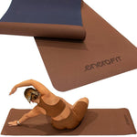 Enero Yoga And Fitness Mat Tpe Anti-Slip Brown Fit barna edzőfelszerelés GSP-1066608