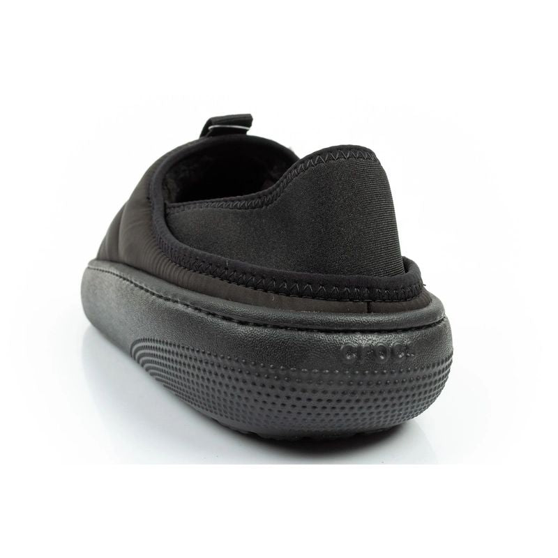 Crocs men's shoes slippers Classic Puff Moc slippers black insulated fekete papucs
