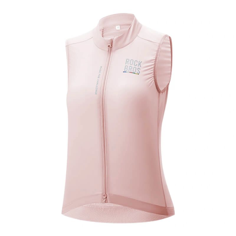 Rockbros ROAD TO SKY women's cycling vest lightweight breathable L - pink l \ różowy vests
