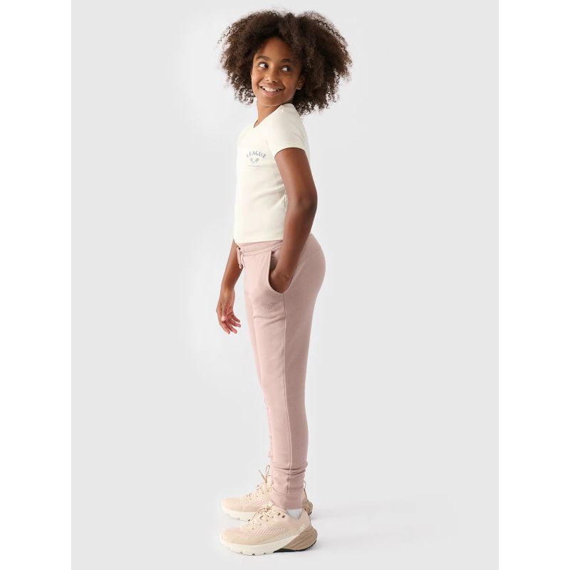 Girls' jogger sweatpants 4F Junior 4FJWMM00TTROF0828-83S nadrág