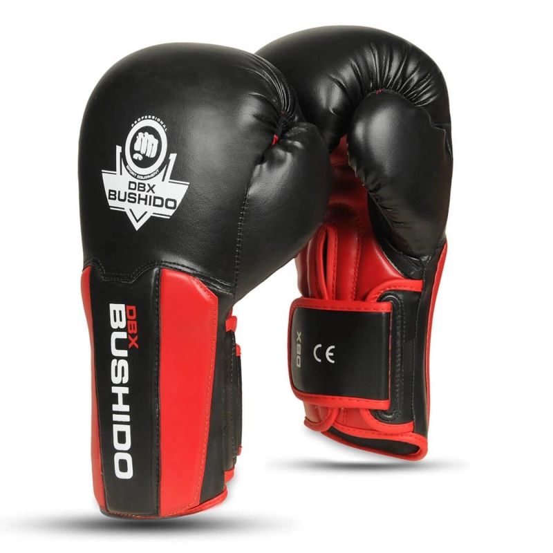DBX Bushido 12oz Boxing Gloves - Phantom Red - Valor Series piros kesztyű