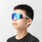 Rockbros Kids Cycling Glasses, Polarized, UV Protection, Children's - White biały training equipment