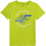 4F Boy's T-shirt M3284 juicy 45S zöld póló 4FJWSS26TTSHM328445S