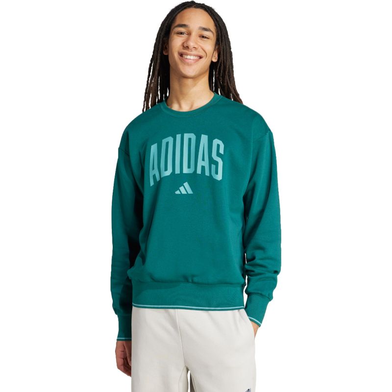 adidas Men's Collegiate Sweatshirt Green JM1733 General