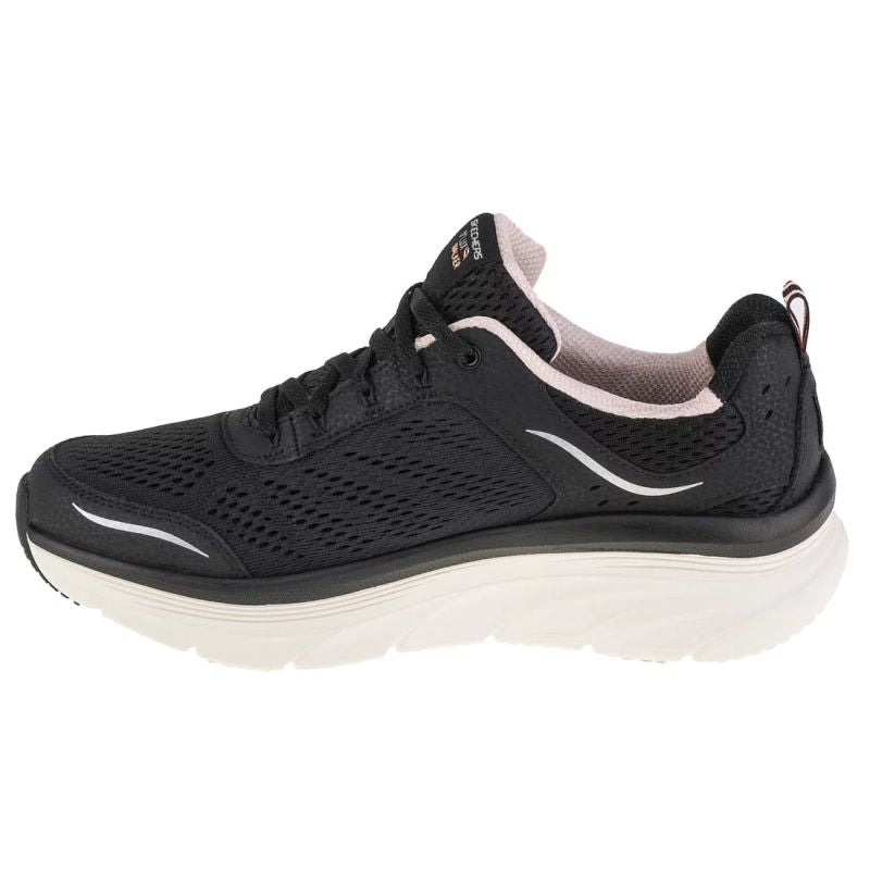Skechers Relaxed Fit: D'Lux Walker - Infinite Motion 149023-BKPK Black fekete utcai cipő