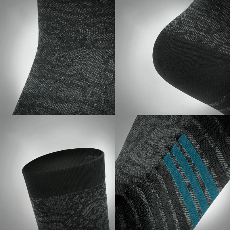 Rockbros 490025001 ROAD TO SKY Cycling Socks 36-38 cm - Black 36-38 cm \ czarny ruházat