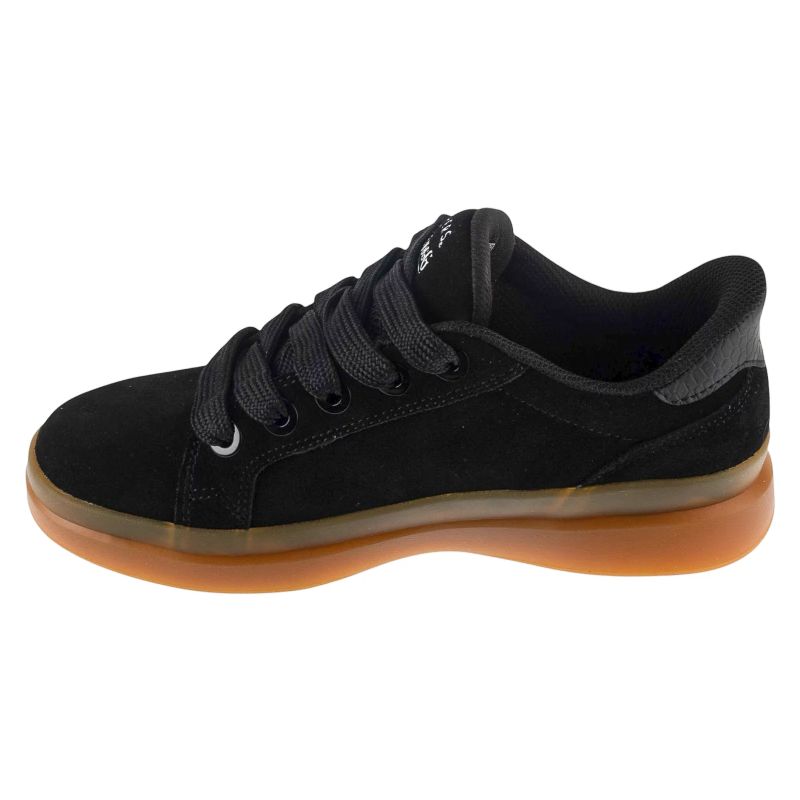 Skechers Slip-Ins Suede Snoop Cupsole Sneaker Black fekete utcai cipő 186100-BKW