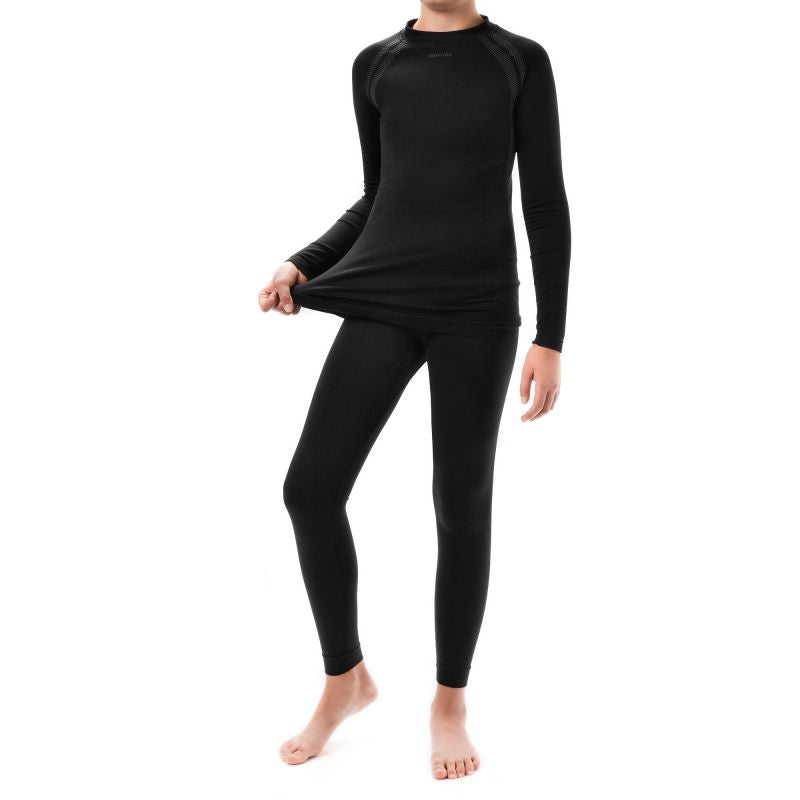 Meteor Thermoactive underwear 140/152 Jr fekete gyerek termoaktív ruha 16681