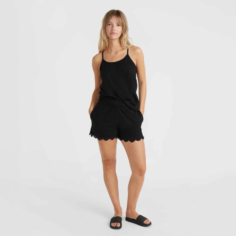 O'Neill Essentials Ava Lace Tank W fekete póló