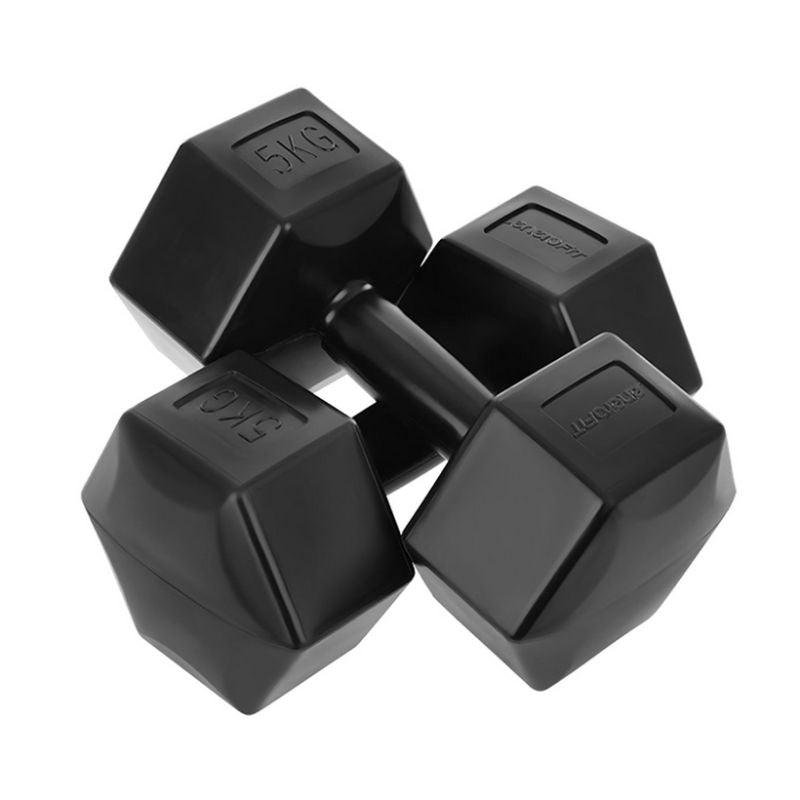 Inny EB FIT composite dumbbell set 2x5kg black 1027050 Kiegészítő