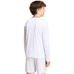 Adidas Entrada 26 Long Sleeve Jersey Kids’ Shirt, White, fehér gyerek póló KF5874