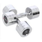HMS Chrome dumbbells 2x5 kg CHD05 póló 17-66-184