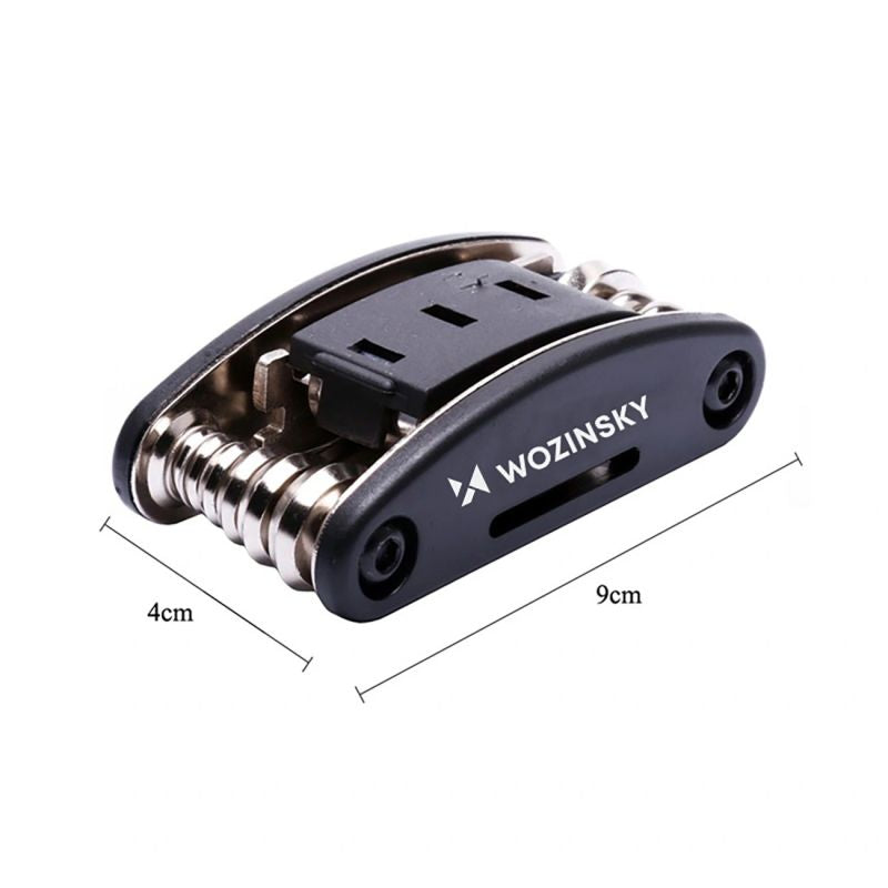 Wozinsky WWZ-01N 16-in-1 Multifunctional Bicycle Repair Tool Set - Black fekete készlet 304004-199007