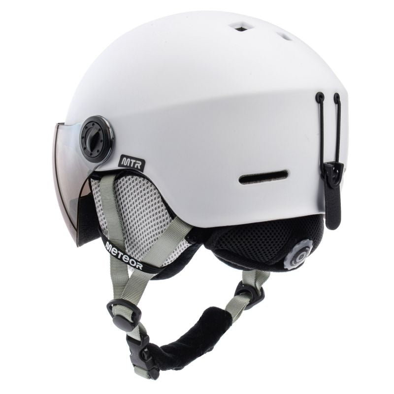 Meteor Falven S ski helmet 53-55 cm white uniw helmets