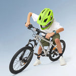 Rockbros TT-32004 Shark Children's Bike Helmet with Detachable Jaw Size M (54-58) - Green zielony \ m helmets, martial arts equipment