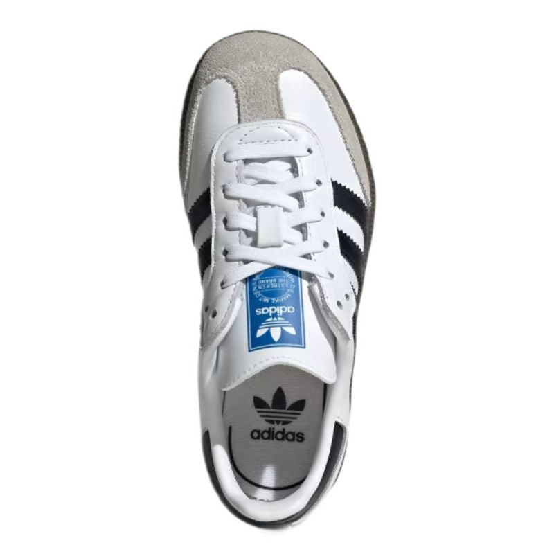 Adidas Unisex Kids' Leather Samba OG Kids – fekete cipő IE3677