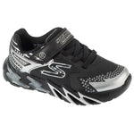 Skechers S-Lights: Flex-Glow Bolt 400138L-BKSL Black fekete utcai cipő