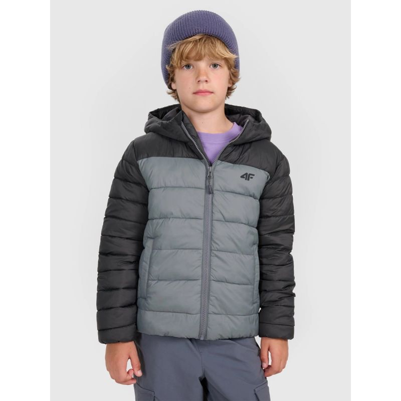 4f Boy's down jacket with synthetic filling 4FJRAW25TDJAM0770-25S Ruházat