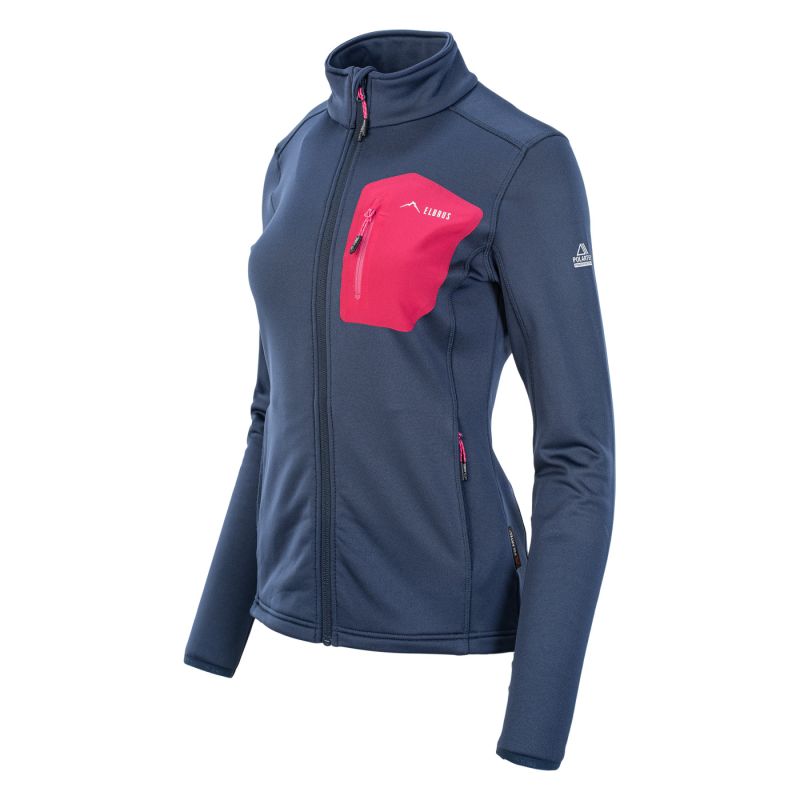 Elbrus Nomi Polaretec Sweatshirt W sötétkék pulóver