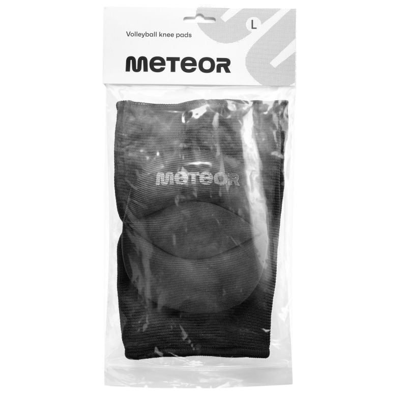 Meteor L volleyball knee pads black uniw protectors and knee pads