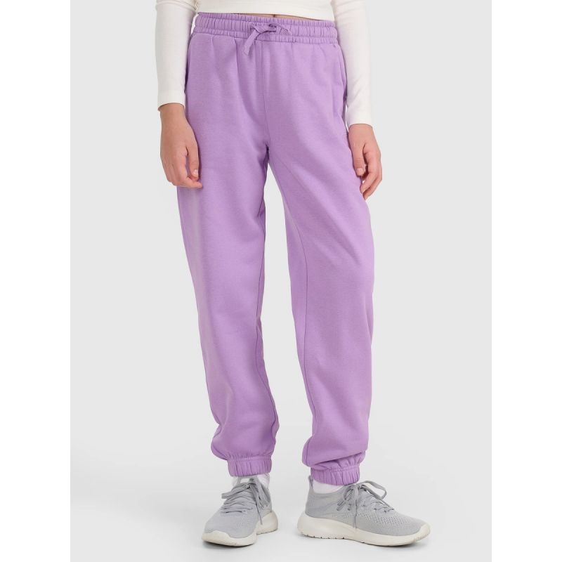 Girls' jogger sweatpants 4F 4FJRAW25TTROF1616-51S nadrág