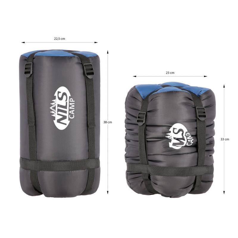 Nils Extreme NILS CAMP Sleeping Bag, Black-Navy Blue sötétkék táska 15-04-112