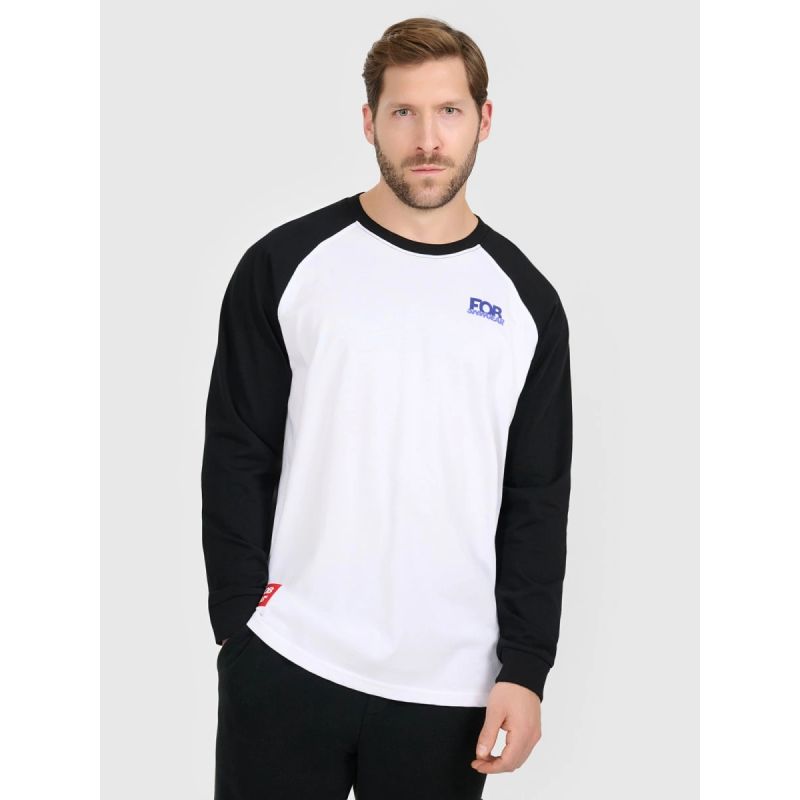 Men's oversize longsleeve 4F 4FRAW25TLONM633-10S hosszú ujjú póló