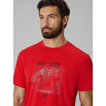 4F Men's regular printed T-shirt póló 4FRSS26TTSHM4039-62S
