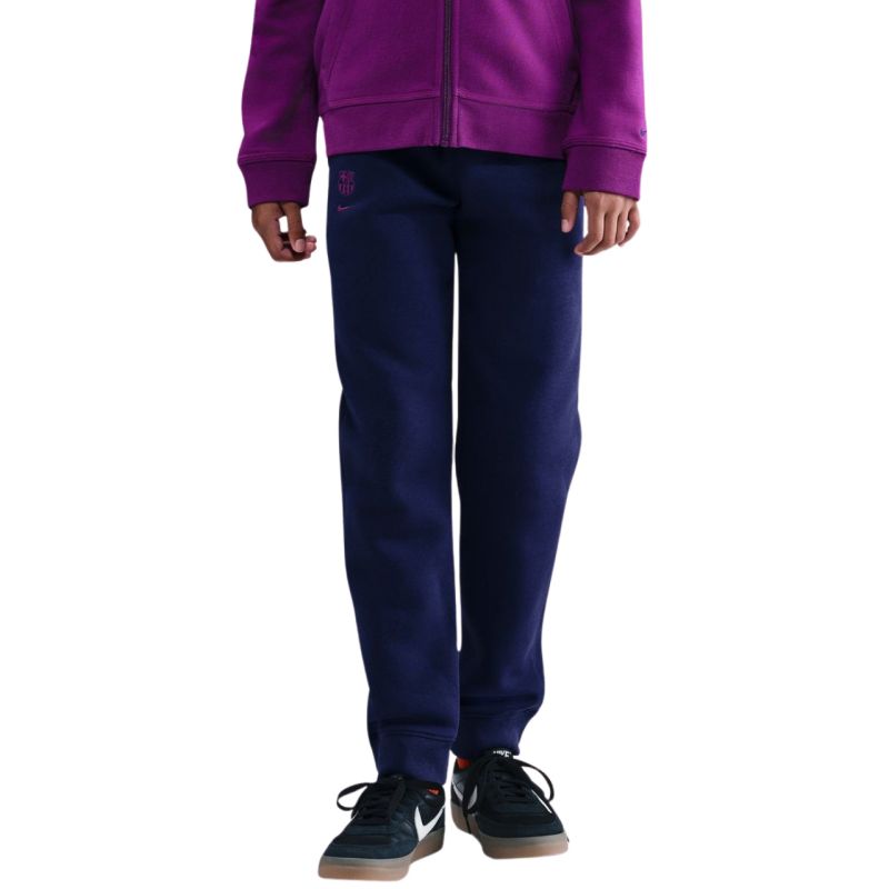 Nike FC Barcelona 25/26 Tech Fleece Kids' Navy Blue sötétkék nadrág HM4108594