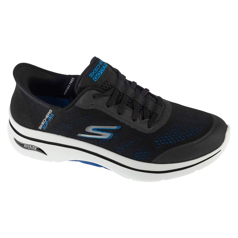 Skechers Slip-Ins: GO Walk Arch Fit 2.0 – Simplicity 2.5 Black fekete utcai cipő 216604-BKBL