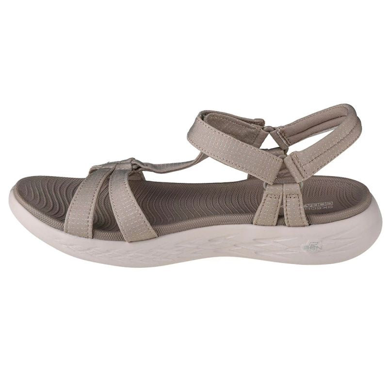Skechers On The Go 600 Brilliancy Beige, Size bézs utcai cipő 15316-NAT