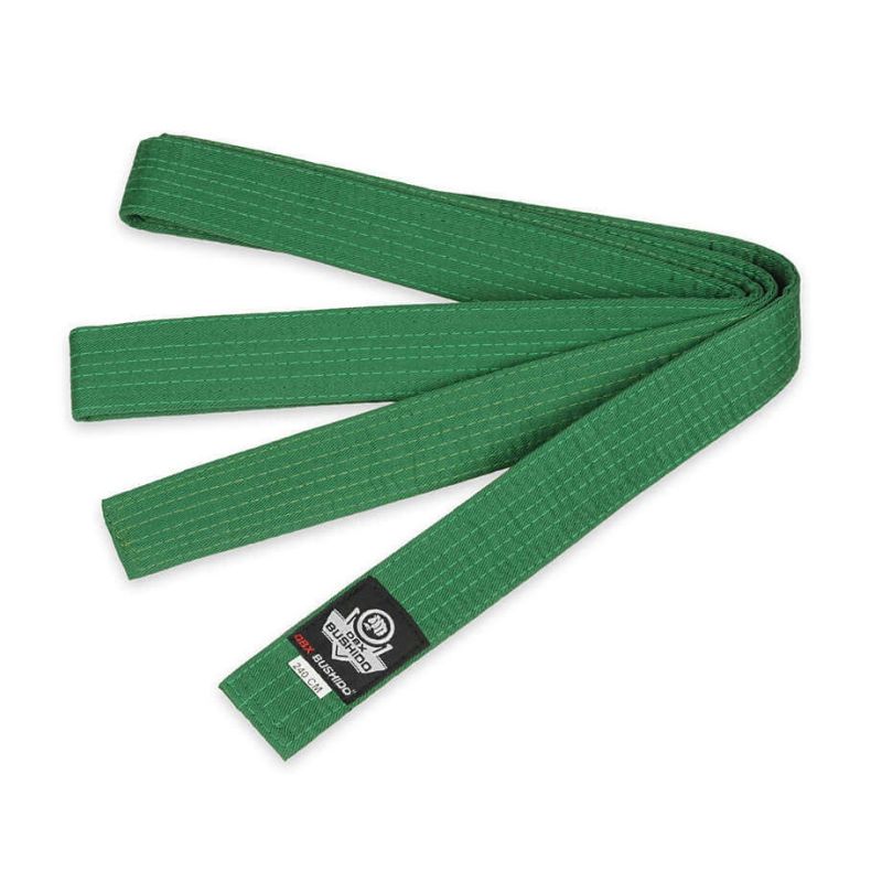 DBX Bushido Karate kimono belt - green zöld sachets, belts, bags