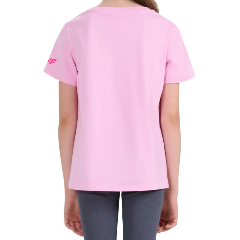 4F T-shirt for girls F2938 light 56S rózsaszín póló 4FJWSS26TTSHF293856S