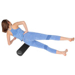 Enero FITNESS YOGA ROLLER EVA WITH NUTS FIT fekete training equipment