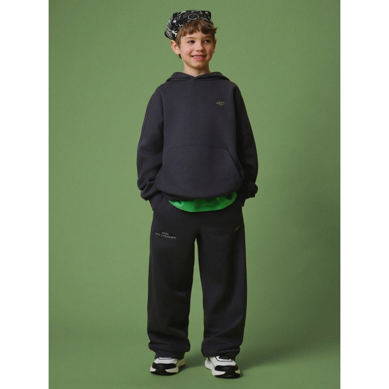 Boy's loose hooded sweatshirt 4F