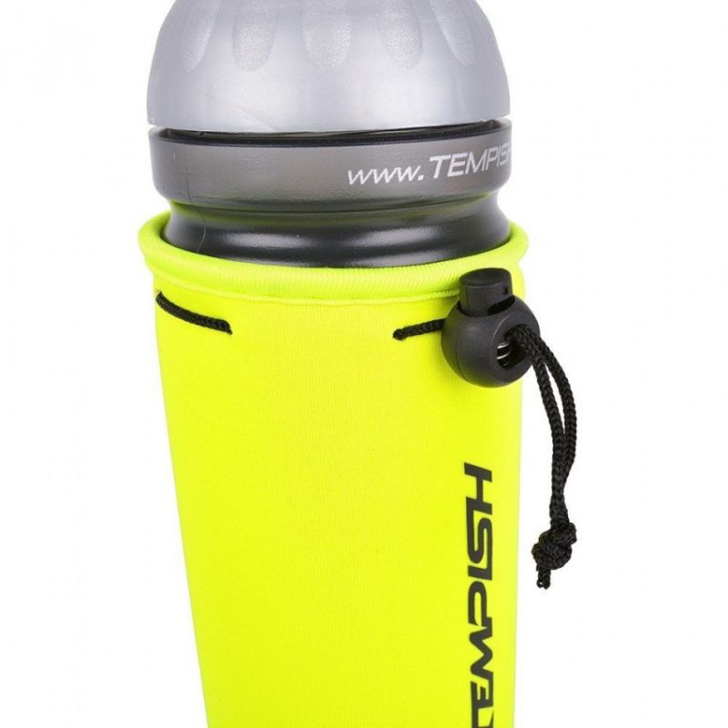 Tempish 1240000108 thermal water bottle cover czarny water bottles, covers, training equipment, tourist equipment