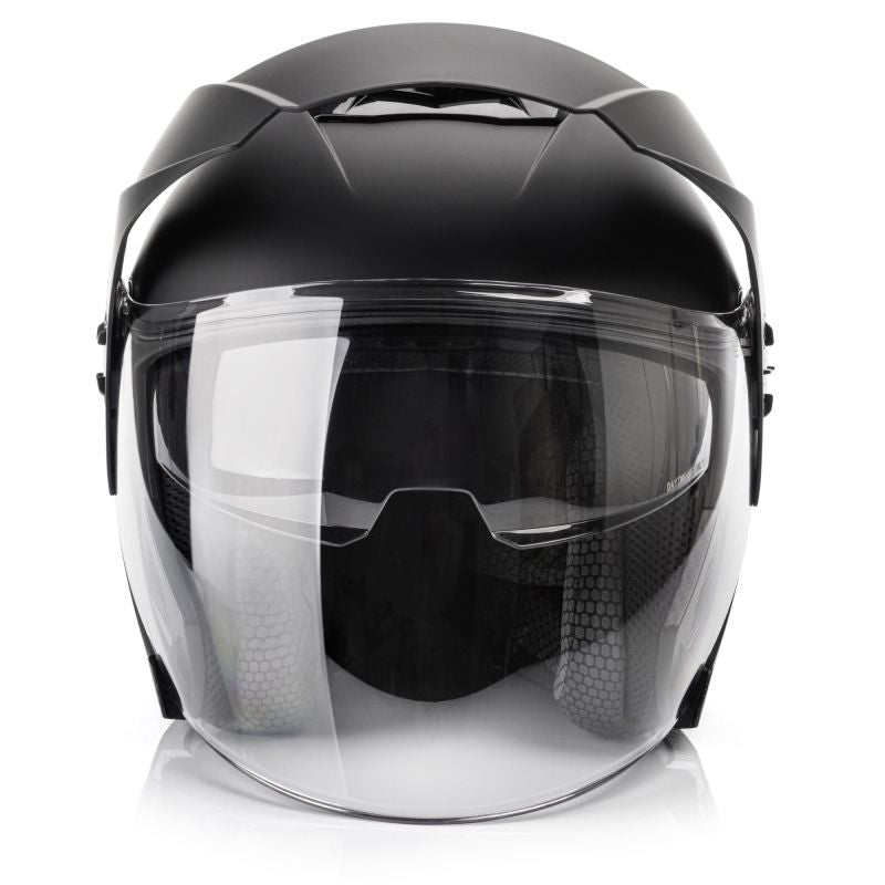 Meteor Hekato L motorcycle helmet 59-60 cm black uniw sisak 17891
