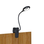 MINI Wozinsky Wireless LED Reading Lamp with Clip + USB-C Cable - Black czarny elektronika -195473